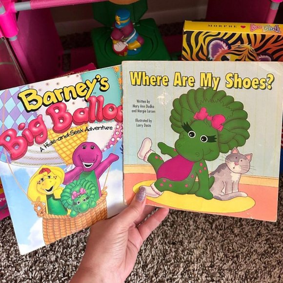 BARNEY, BABY BOP AND BJ 2 BOOK BUNDLE - Picture 1 of 5